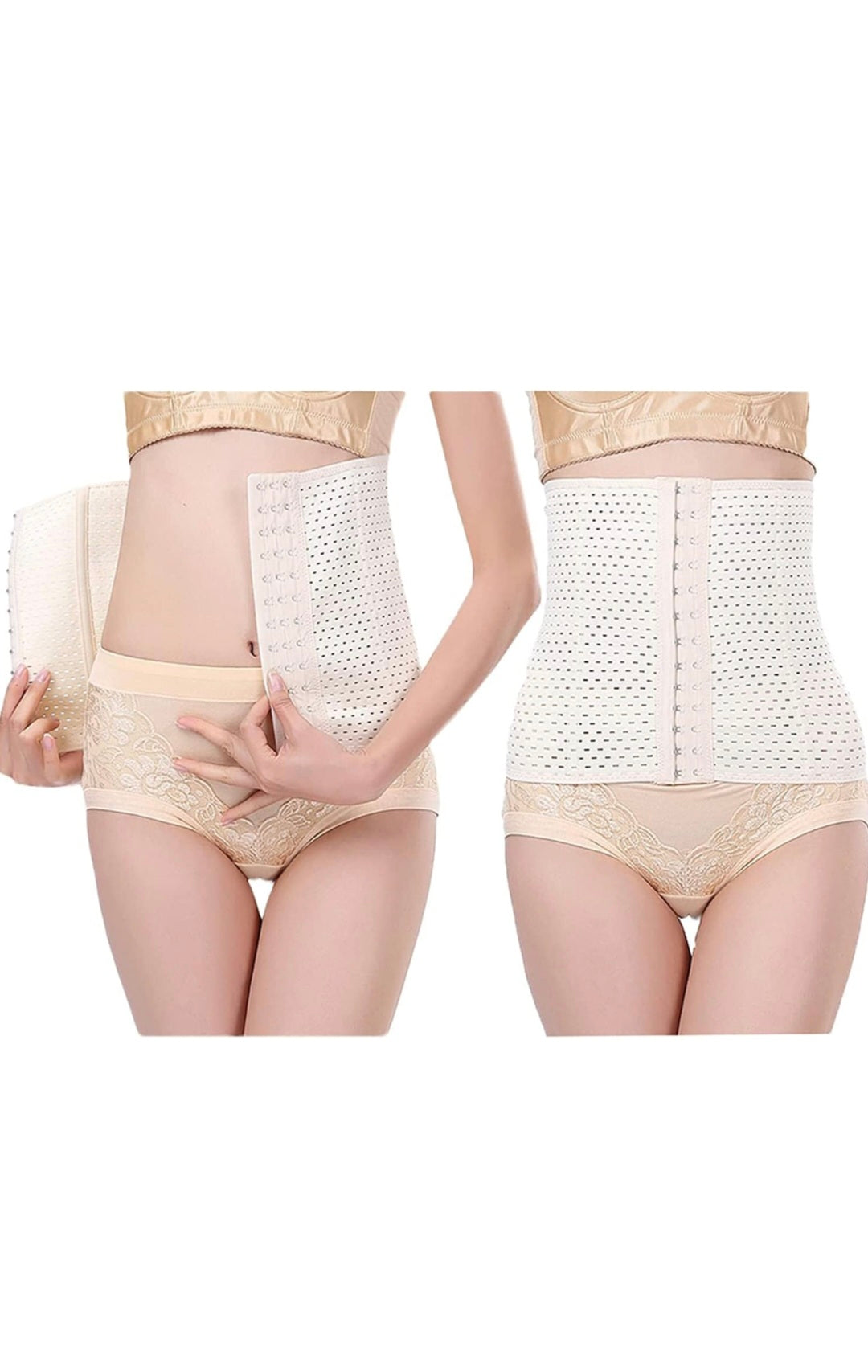 MaxSane Premium Women's Body Shapewear with Front Hooks – Slimming, Tummy Control & Comfortable Fit